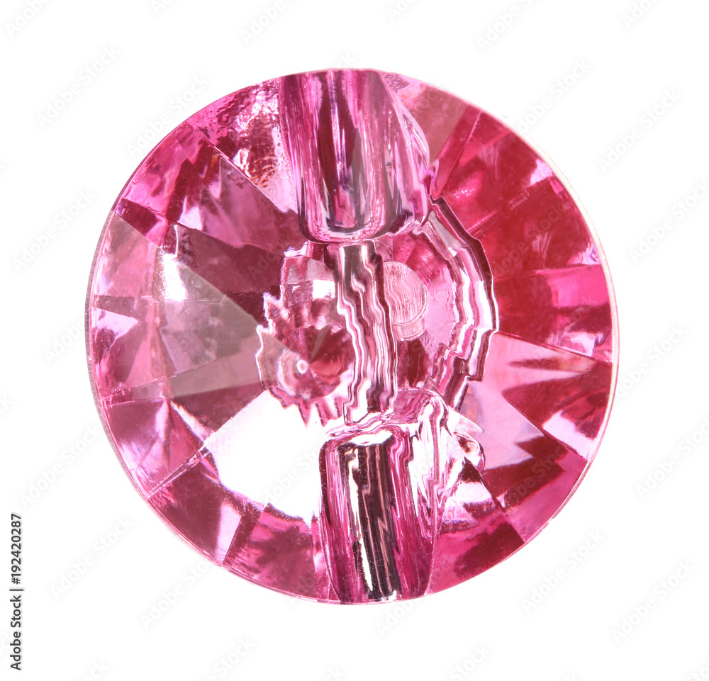 Precious jewel on white background