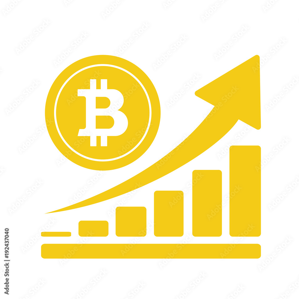 Bitcoin vector icon .Cryptocurrency with huge market capitalization Stock  Vector | Adobe Stock