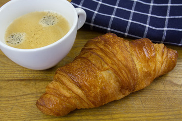 Wall Mural - croissant et café