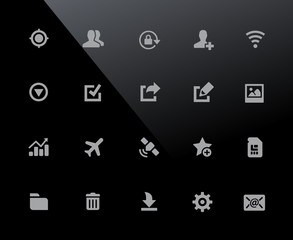 Wall Mural - web & mobile icons 2 // 32px series - vector icons adjusted to work in a 32 pixel grid.