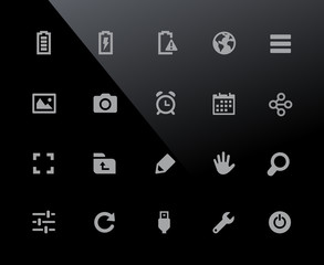 Wall Mural - web & mobile icons 3 // 32px series - vector icons adjusted to work in a 32 pixel grid.