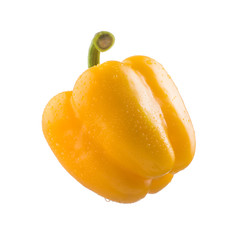 Fresh bell pepper on white background