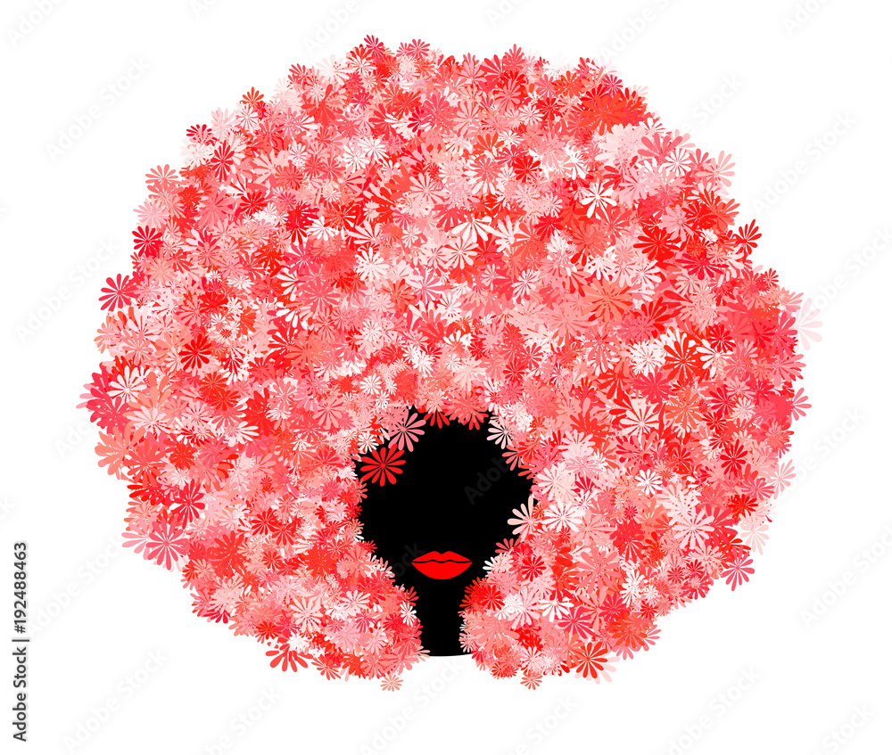 Afro Flower - obrazy, fototapety, plakaty 