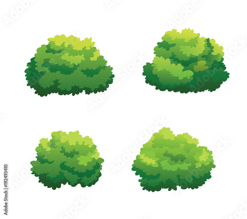 Cuadros en Lienzo tree for cartoon isolated on white background