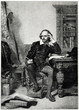 Portrait of English playwright William Shakespeare, painting of John Faed, engraved by James Faed (from Spamers Illustrierte Weltgeschichte, 1894, 5[1], 717)