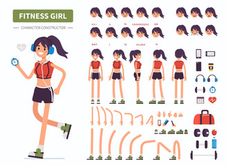 Wall Mural - fitness girl