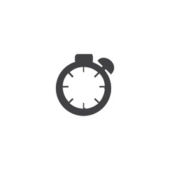 Wall Mural - stop watch icon. sign design