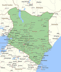  Kenya-World-Countries-VectorMap-A