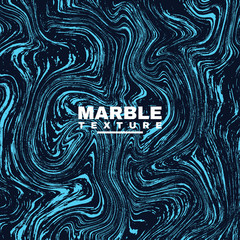 Aufkleber - Marble texture background. Deep blue and fluid colors background. Trendy abstract paint splash