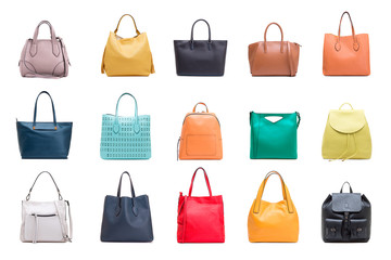 collection of women's bags