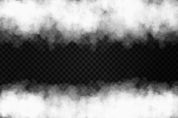 Wall Mural - vector realistic isolated smoke effect for decoration and covering on the transparent background.