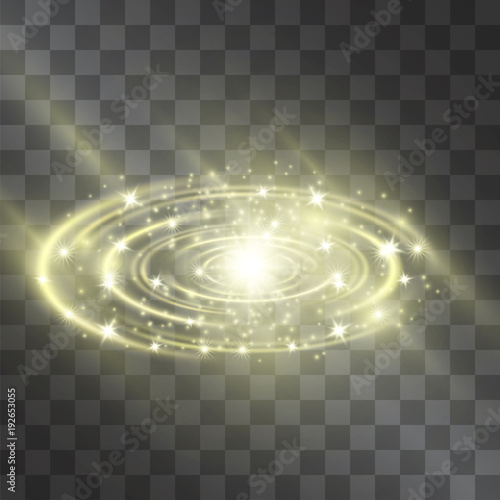 images Glowing Halo Transparent Background golden glow vector light effect galaxy