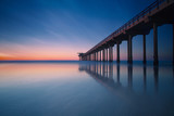 Fototapeta  - Colorful California Beach Sunset