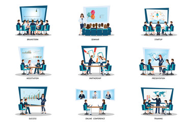 Wall Mural - Business people of meeting or teamwork,