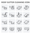 gutter cleaning icon