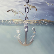 Anchor Dropping Into Water