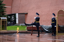 Change Of Guard Of Honor At The Grave Of An Unknown Soldier In The Alexander Garden.