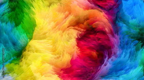 Colorful Paint Stream