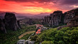 © pawel - Meteora Monasteries by Sunset