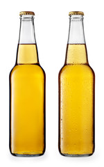 Wall Mural - beer bottles set