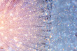 Leinwandbild Motiv Crystal chandelier close-up. Glamour background with copy space