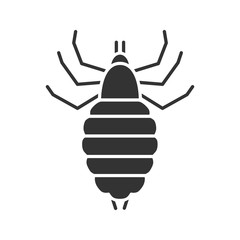 Sticker - Louse glyph icon