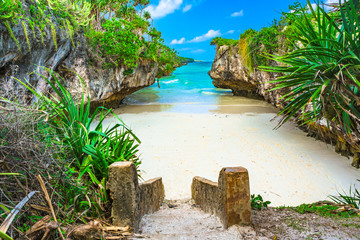 Wall Mural - Beach view. Zanzibar, Tanzania.