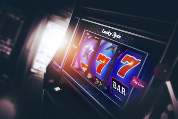 Wall Mural - Casino Slot Machine 3D