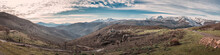 Panoramic View Of Asco Mountains And Monte Padru In Corsica