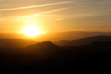 Wall Mural - sunset in Sedona Arizona