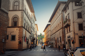 Sticker - Street in Florence, Italy