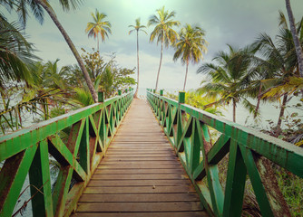 Boardwalk on the beach