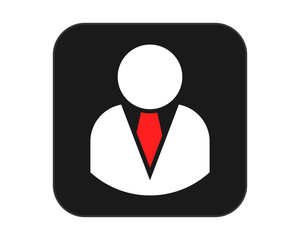 Canvas Print - black figure person human silhouette image vector icon logo symbol