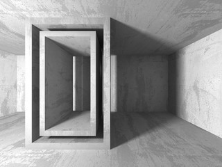 Abstract geometric concrete architecture background