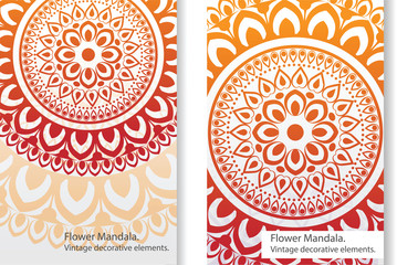 Wall Mural - Decoration mandala pattern ornament floral indian design