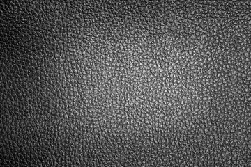 Sticker - black leather texture background of sofa