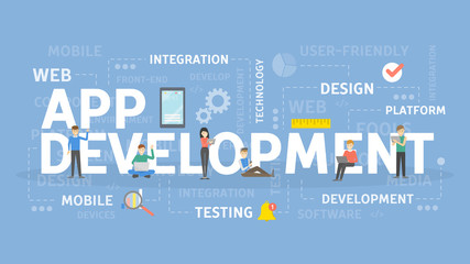App development concept.
