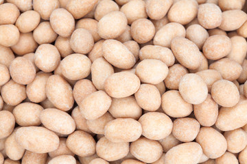 Wall Mural - Close up pile of beans snack shooting in studio, background.