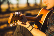 © ADDICTIVE STOCK - Man playing guitar in nature