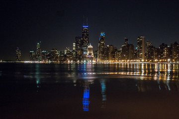 Wall Mural - Big City Skyline at Night