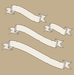 Wall Mural - Papyrus Scroll Curved Diagonal Four Sizes 4