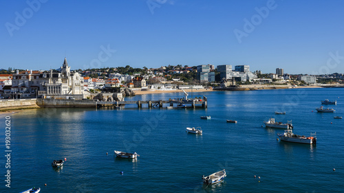 Plakat Cascais - Hafen; Portugalia