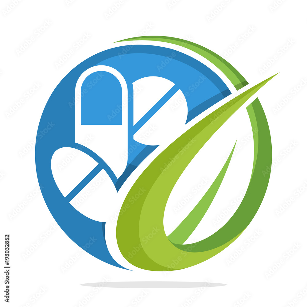 logo icon for herbal medicine business Stock Vector | Adobe Stock
