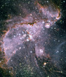 Star forming region in the Small Magellanic Cloud. Elements of this image furnished by NASA. Retouched image.