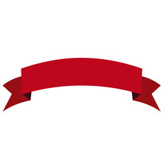 red ribbon banners set. beautiful blank for decoration graphic. old vintage style flat design. premi