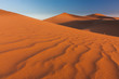Following the desert sand dunes of Erg Chigaga at Sahara