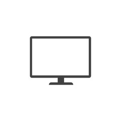 monitor icon vector simple