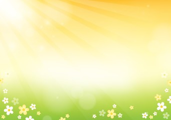 Poster - Flower theme abstract background 3