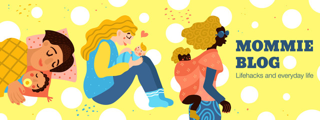 motherhood hand drawn illustration