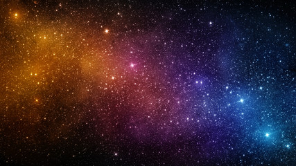 Wall Mural - universe filled with stars, nebula and galaxy. elements of this image furnished by nasa.